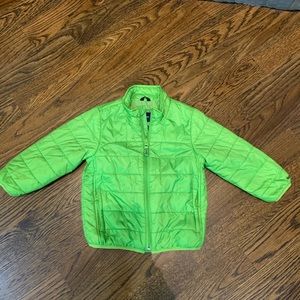 Baby Gap green down jacket